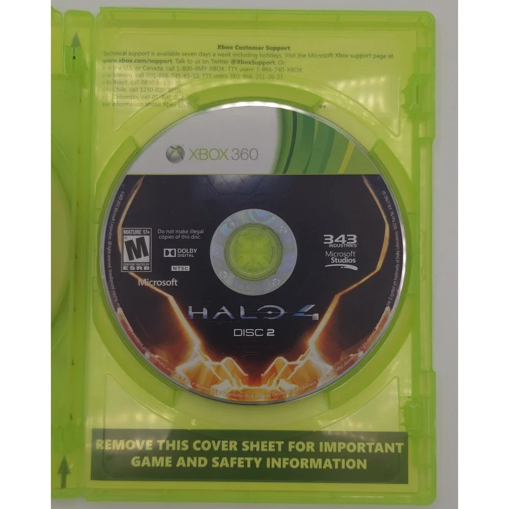Halo 4 - Xbox 360 - Complete 2-Disc Set - Tested - Fast Shipping